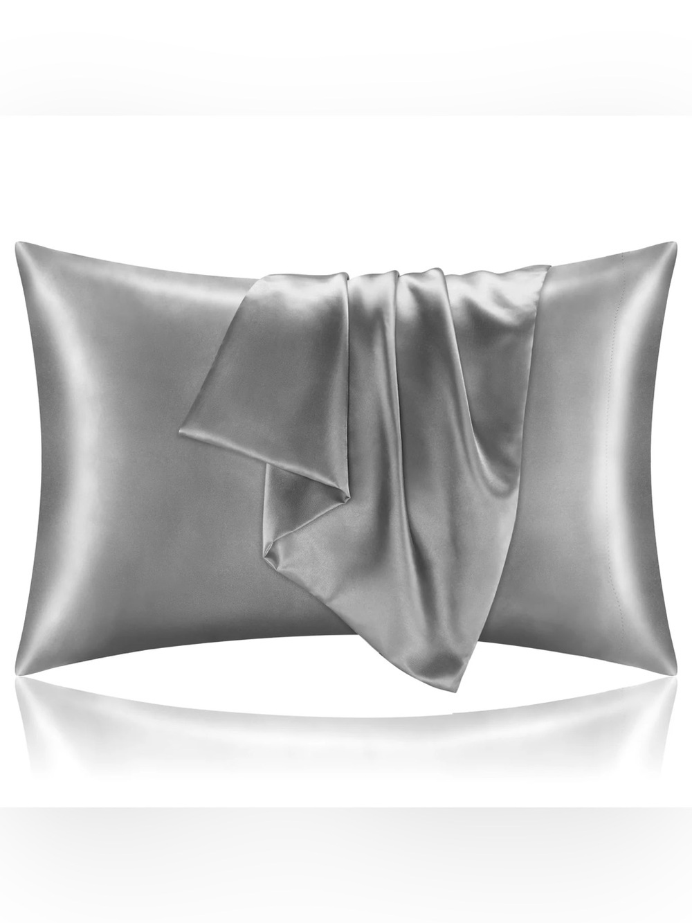 BEDELITE Satin Pillowcase Set Queen 2-Pack | Cooling Envelope Closure